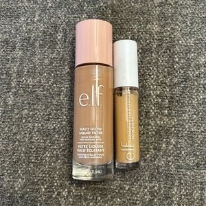Elf Halo Glow, and elf concealer
